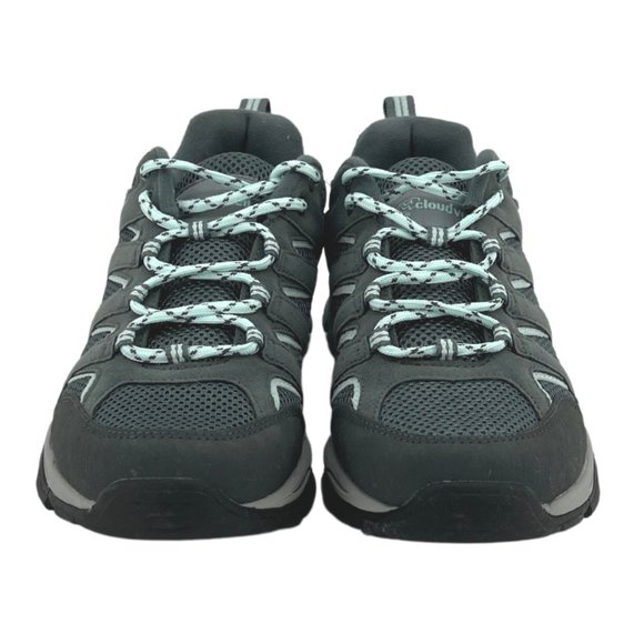Cloudveil Shoes Cloudveil Womens Expedition Hiking Shoes Grey Aqua
